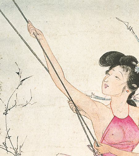 阜新-胡也佛的仕女画和最知名的金瓶梅秘戏图